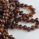 Cherry Amber necklaces polished baroque